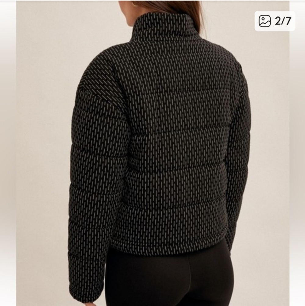 Hem & Thread Textured Puffer Jacket NWT - Picture 2 of 9
